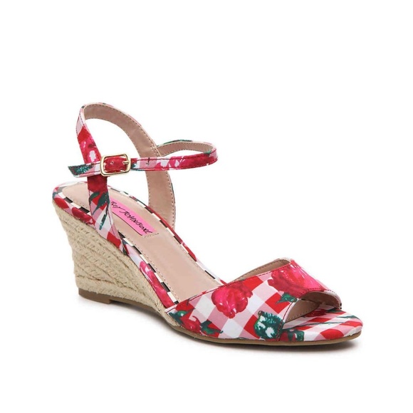 Betsey Johnson Shoes - Betsey Johnson Athena Espadrille Wedges